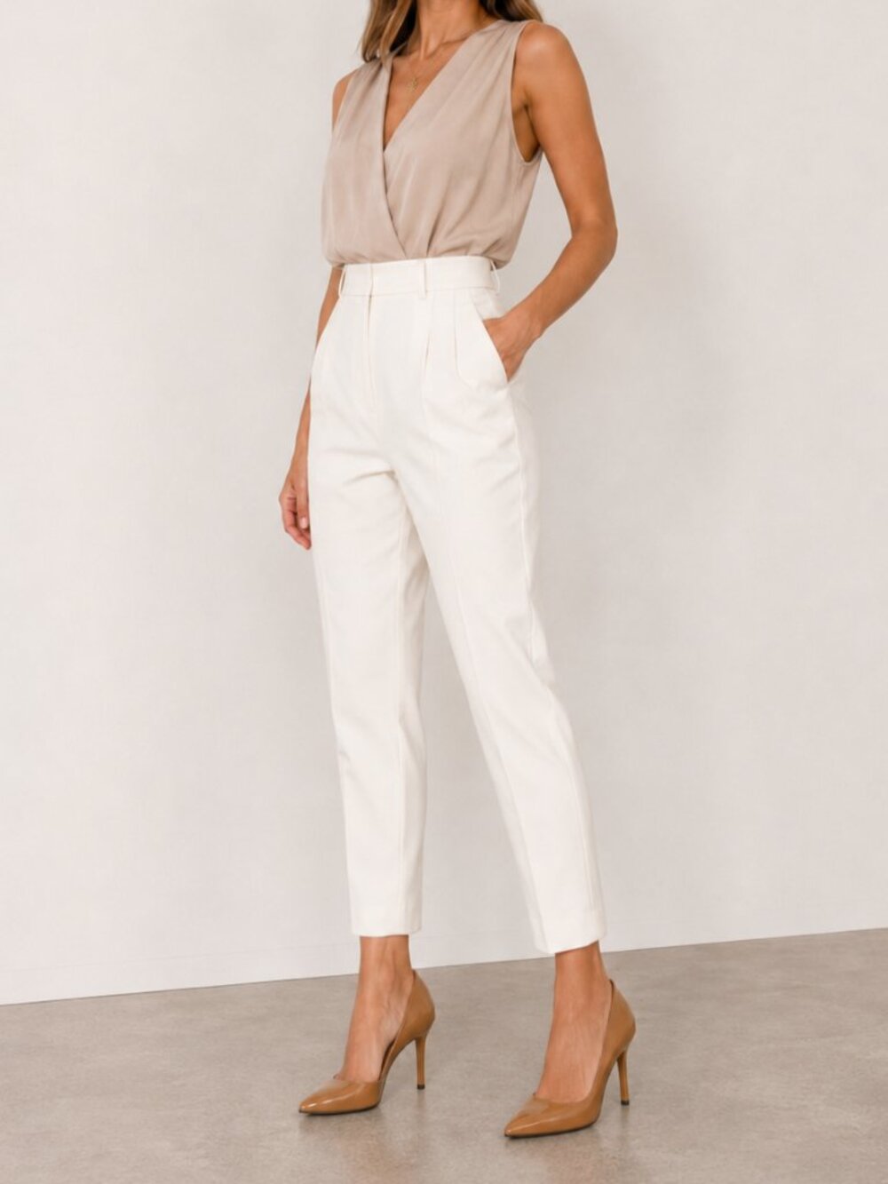 Jessica Simpson Nude Pointed Toe Pumps Classic Neutral Heels